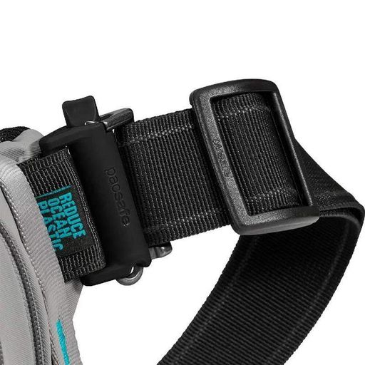 Поясна сумка "Антизлодій" Pacsafe Eco 6 ст. захисту 3.5л Сірий (41104145) (2107672)