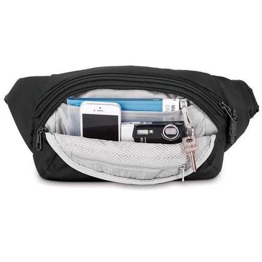 Сумка на пояс "Антизлодій" Pacsafe Metrosafe LS 120 Black (30405100) (2107675)