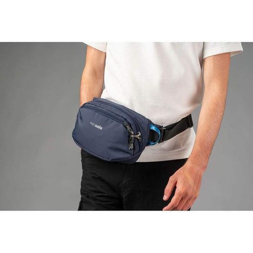 Поясная сумка антивор Pacsafe V Hip Pack 5 ст. защиты 4л темно-синий (60141658) (2107684)