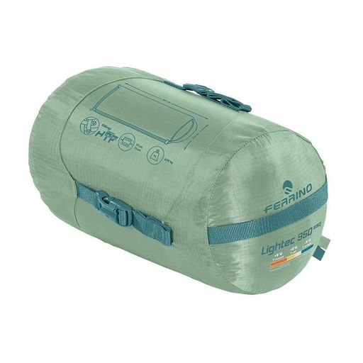 Спальный мешок Ferrino Lightec SSQ 950 +5°C Green Left 215 см (931772) (2107842)
