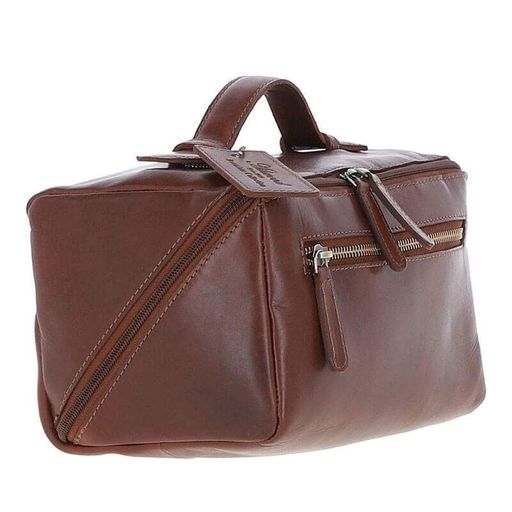 Несесер шкіряний Ashwood K49 Chestnut Коричневий (K49 CHESTNUT) (2108003)