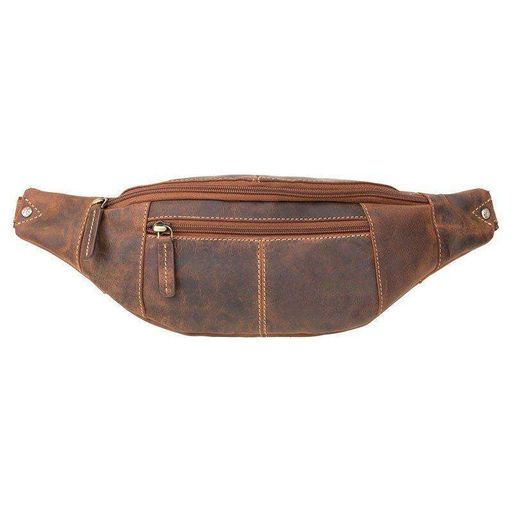 Поясная кожаная сумка Visconti Bumbag Large Oil Tan (721 OIL TAN) (2108034)