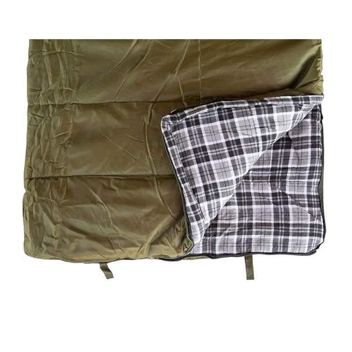 Спальний мішок Tramp Kingwood Long правий Dark-Olive/Grey 230/100 (UTRS-053L-R) (2108258)