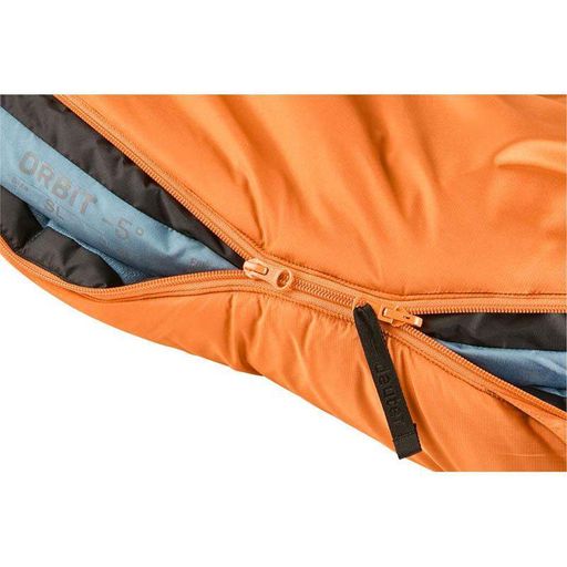 Спальный мешок Deuter Orbit -5° SL Mandarine-Slateblue левый (3701622 9316 1) (2108345)