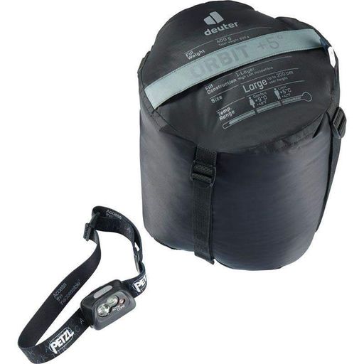 Спальный мешок Deuter Orbit +5° L Shale-Ink левый 220см (3701222 4335 1) (2108355)