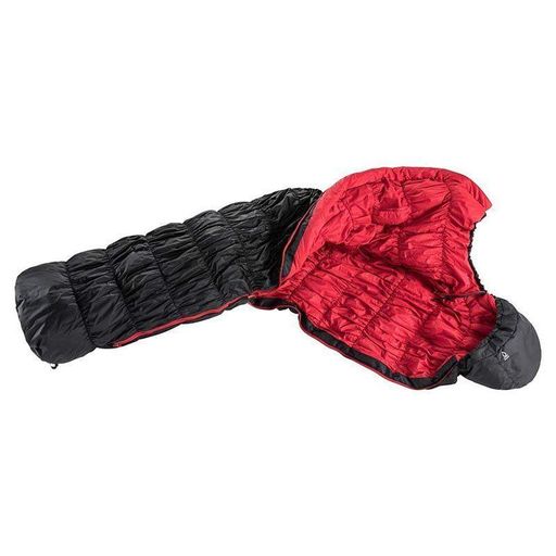 Спальный мешок Deuter Exosphere 0° L Black-Fire левый 220см (3700221 7530 1) (2108360)