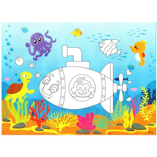 Детский набор для творчества "Субмарина" MK 5935-13 на клеевой основе (2108599)