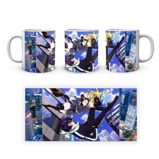 Кружка GeekLand Noragami Бездомный Бог Ято, Бисямон, Хиёри летят с небоскрёбов NRG 02.004 (2108853)