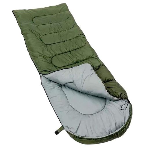 Спальний мішок для туризму Lesko 0021 210x75 см Зелений (13918-90851) (2108993)
