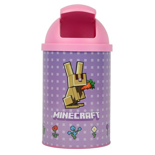 Настільний контейнер для сміття YES Minecraft.Spring 2 л Бузковий (708570) (2108999)
