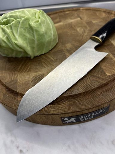 Ніж кухонний Gorillas BBQ Шеф 2.0 30 см Чорний (KN140) (2109015)
