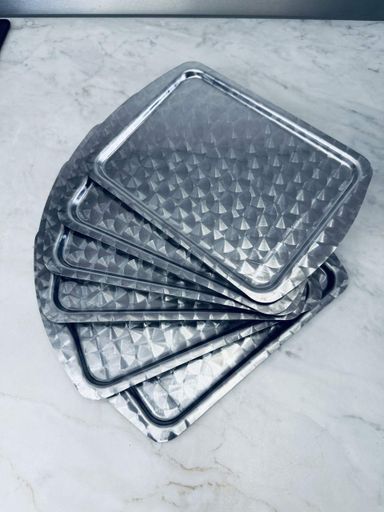 Піднос-тарілка Gorillas BBQ 24х16.5 см 6 шт Сірий (DS45) (2109077)