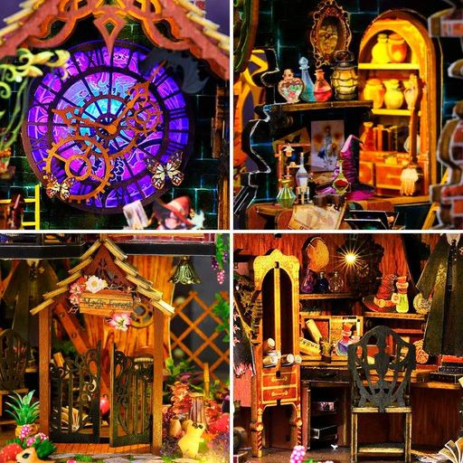 Румбокс конструктор Diy house ES015-B Magic Forest 27х26.5х19.5 см Різнокольоровий (14460-93110) (2109082)