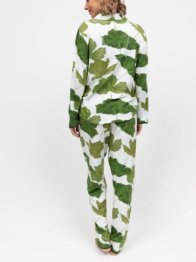 Піжама жіноча Cyberjammies Olive 5005-5006 3XL Біло-зелений (5051877599925) (2109164)