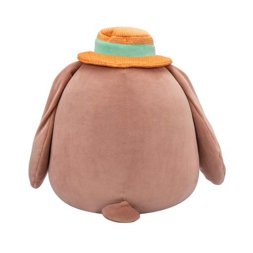 М'яка іграшка SQUISHMALLOWS Зайчик Янг в капелюшку SQER00926 13 см Коричневий (2109277)