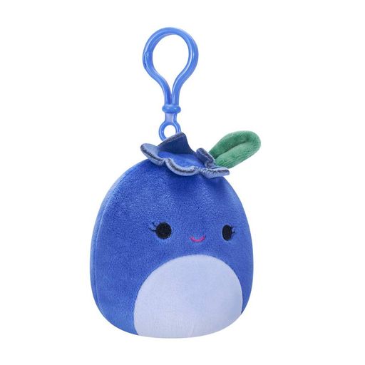 М'яка іграшка SQUISHMALLOWS Чорниця Блуби SQCP00147 на кліпсі 9 см Синій (2109281)