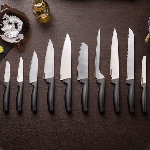 Ніж кухарський Fiskars Hard Edge 14 см Чорний (1051749) (2109287)