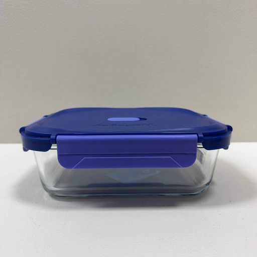 Ємність скляна з пластиковою кришкою Luminarc Click Clack X0086 1040 мл Синій (23735) (2109560)