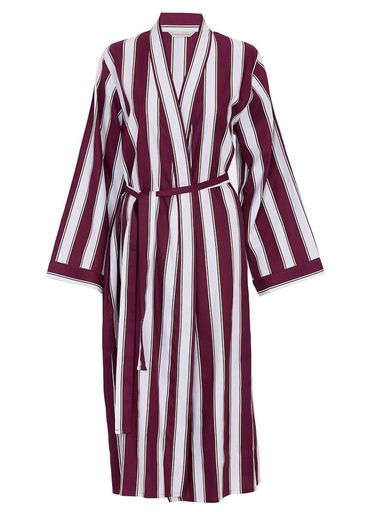 Халат жіночий Cyberjammies Yasmin 5086 XL Бордово-білий (5051877609693) (2109589)