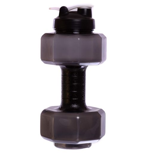 Пляшка для води No Brand SP-Planeta BIG DUMBBELL FI-7154 2200 мл Чорний (2109705)