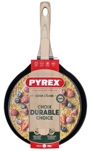 Сковорода Pyrex Cook&Care 26 см Чорний (7120909) (2109745)