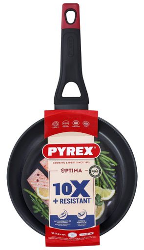 Сковорода Pyrex Optima 22 см Чорний (7120919) (2109747)