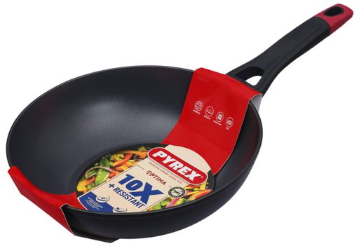 Сковорода WOK Pyrex Optima 28 см Чорний (7120926) (2109749)