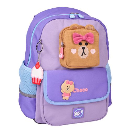 Рюкзак шкільний YES S-104 Line Friends Pretty Choco 36х26х13 см Різнокольоровий (559836) (2109873)