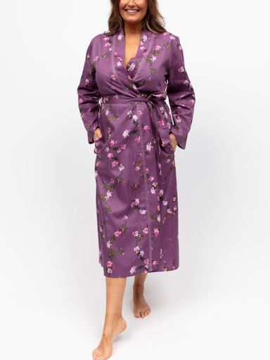 Халат жіночий Nora Rose Rhea 2229LIL 3XL Бузковий (5051877621596) (2110204)