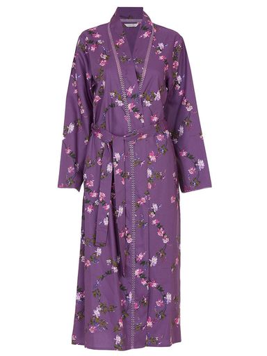 Халат жіночий Nora Rose Rhea 2229LIL XL Бузковий (5051877621572) (2110209)