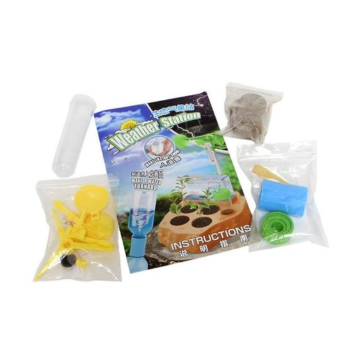 Науковий ігровий набір Lesko Weather Station TXX-037 Жовто-зелений (13839-90330) (2110531)