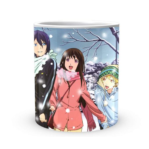 Кружка GeekLand Noragami Бездомный Бог Ято, Хиёри, Юкине гуляют зимой в снегопад NRG 02.013 (2110732)