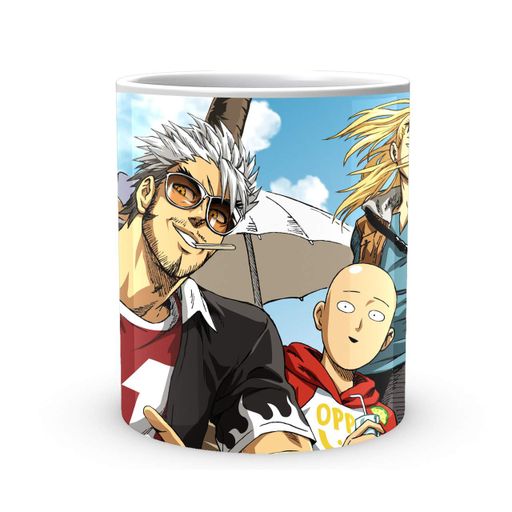 Кружка GeekLand Ванпанчмен One Punch Man Сайтама, Бласт, Світловий Флеш, Тацумакі OPM 02.13 (2110874)