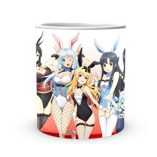 Кружка GeekLand Арифурэта Arifureta Тио, Сиа, Юэ, Каори, Сидзуку в костюмах кролика ARF 02.001 (2110906)