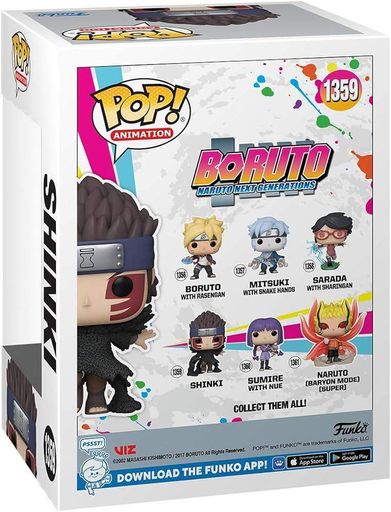 Фігурка Funko Pop Фанко Поп Боруто Шинки Boruto Shinki 10 см B S 1359 (2111925)