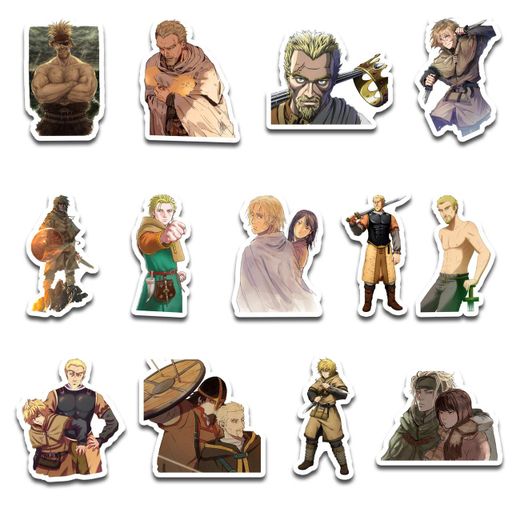 Стікерпак Набір наклейок GeekLand Сага про Вінланд Vinland Saga 45 штук SP VS 01 (2112110)
