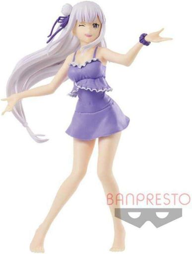 Фигурка Bandai Spirits EXQ Re:Zero Emilia Жизнь в альтернативном мире с нуля Эмилия 22 см B EXQ RZ E 22 (2112116)