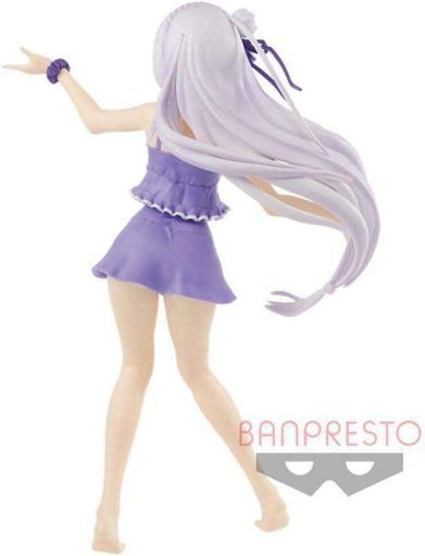 Фигурка Bandai Spirits EXQ Re:Zero Emilia Жизнь в альтернативном мире с нуля Эмилия 22 см B EXQ RZ E 22 (2112116)