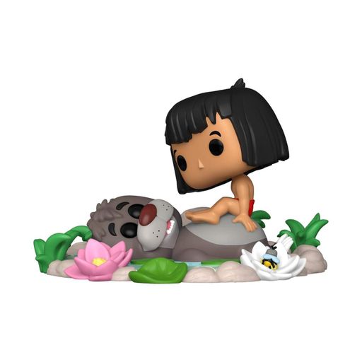 Фігурка Funko Pop Книга джунглів Мауглі та Балу Jungle Book Mowgli with Baloo 10 см FP JB MB 1490 (2112754)