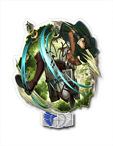 Акриловая фигурка Атака Титанов Леви Attack on Titan Levi 16 см (2112979)