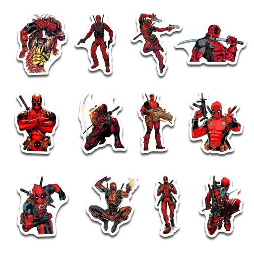 Стикерпак Набор наклеек GeekLand Deadpool Дэдпул 45 штук SP DL 01 (2113062)