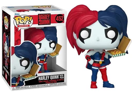 Фігурка Funko Pop DC Харлі Квінн Harley Quinn with Pizza 10 см FP DC HQ 452 (2113080)