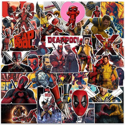 Стікерпак Набір наклейок GeekLand Deadpool Дедпул 50 штук SP DL 02 (2113716)