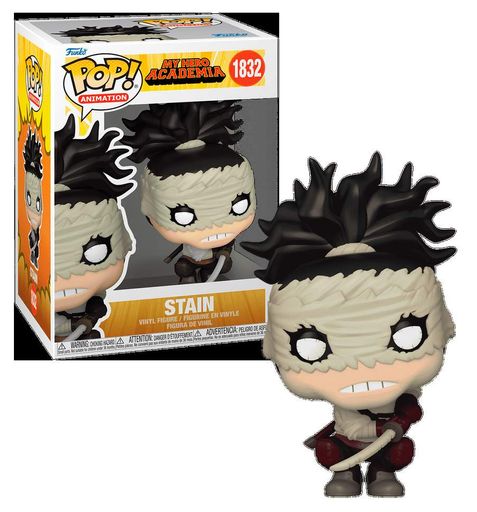 Фигурка Funko Pop Фанко Поп Моя геройская академия Стейн Stain 10 см Anime MHA S 1832 (2113816)