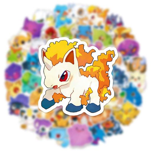 Стикерпак Покемон Набор наклеек GeekLand Pokemon 50 штук (2114112)