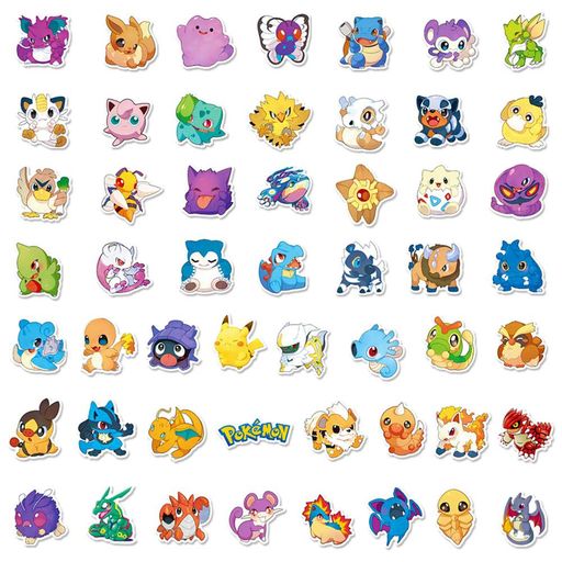 Стикерпак Покемон Набор наклеек GeekLand Pokemon 50 штук (2114112)