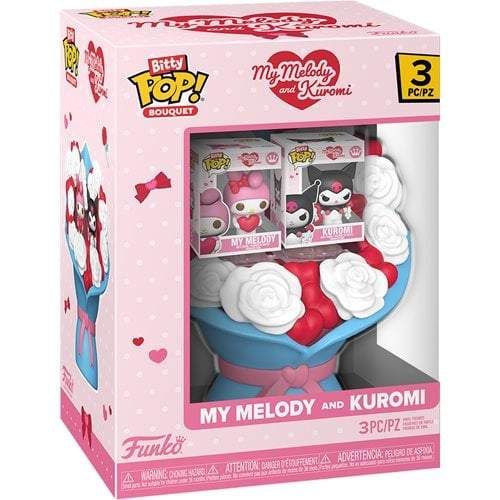 Набір фігурок Bitty Pop Букет Май Мелоді та Куромі My Melody and Kuromi 10 см FBP HK 04 (2114226)