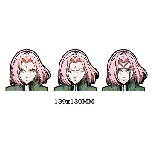 Голографическая наклейка Вокалоид Харуно Сакура Naruto Sakura Haruno 139 х 130 мм (2114228)
