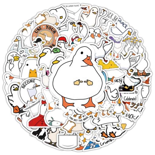 Стікерпак Качка Набір наклейок GeekLand Duck 100 штук (2114240)