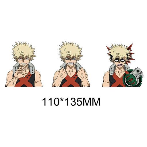 Голографічна наклейка  Моя геройська академія Кацукі Бакуго My Hero Academia Katsuki Bakugo (2115329)